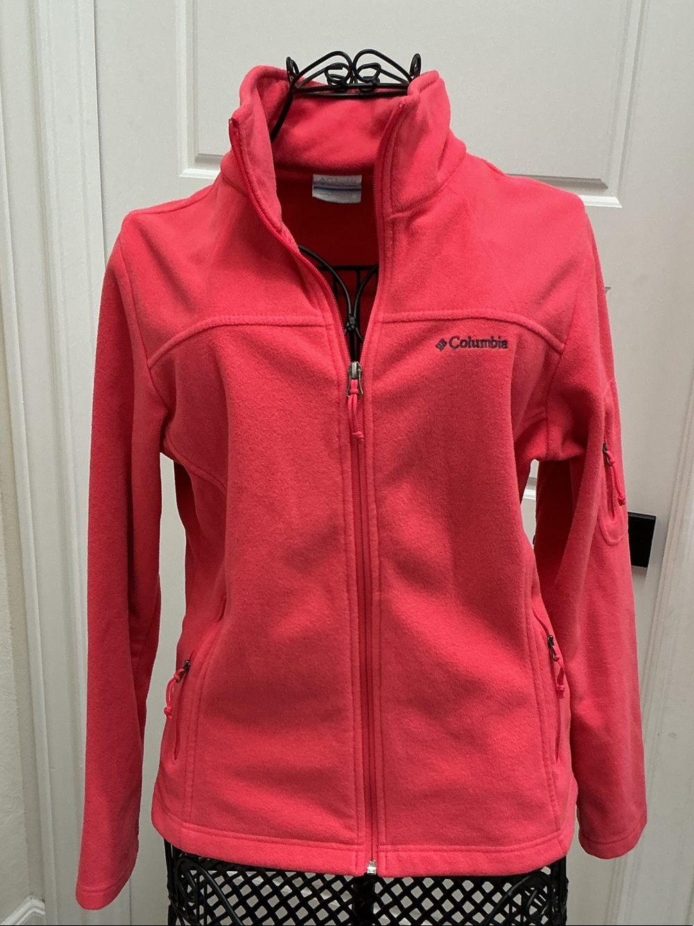 Columbia Women’s Coral Pink Full-Zip Fleece Jacket